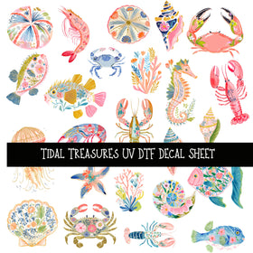 Tidal Treasures UV DTF Decal sheets