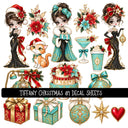 Tiffany Christmas UV DTF Decal sheets 5 Designs available