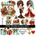 Tiffany Christmas UV DTF Decal sheets 5 Designs available
