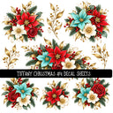 Tiffany Christmas UV DTF Decal sheets 5 Designs available