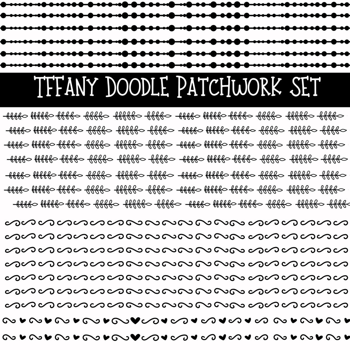 Tiffany Doodle Patchwork Set