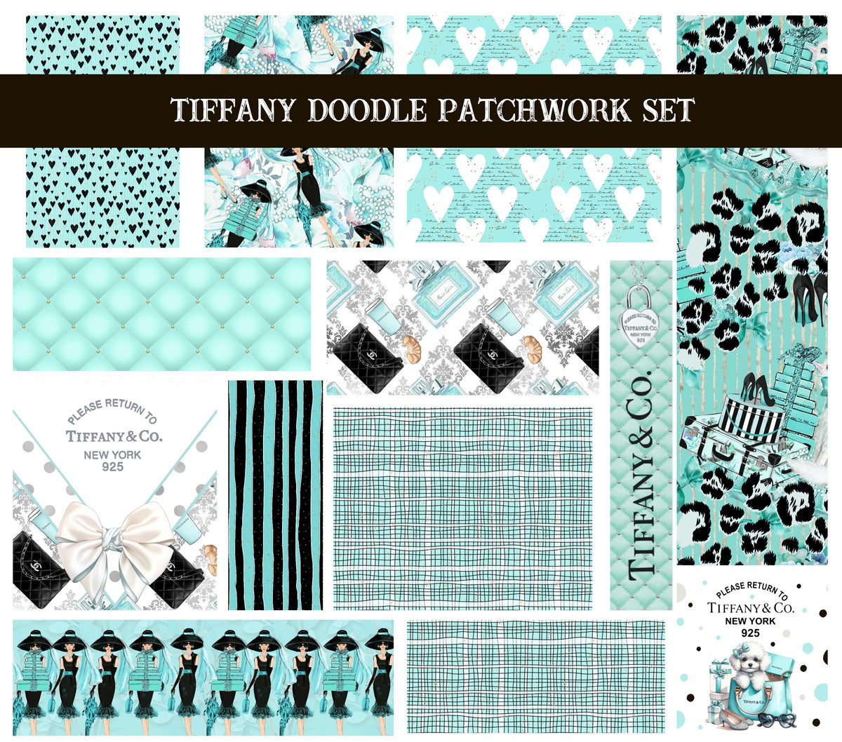 Tiffany Doodle Patchwork Set