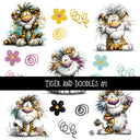 Tigers and Doodles UV Decal sheets 2 to choose from