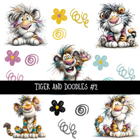 Tigers and Doodles UV Decal sheets 2 to choose from