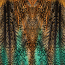 Tiger Snake Green Brown Adhesive Vinyl