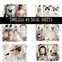 Timeless Torn Pages UV DTF Decal sheets 4 Designs available