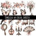 Timeless Torn Pages UV DTF Decal sheets 4 Designs available