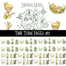 Tink Torn Pages UV DTF Decal sheets 6 Designs available