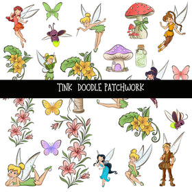Tink Doodle Patchwork Set