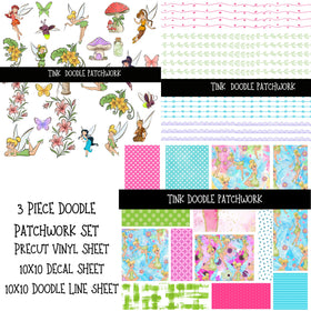 Tink Doodle Patchwork Set