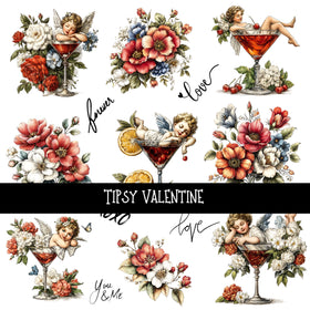Tipsy Valentine UV Decal sheet