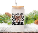 Football Mama Check UV DTF Decals