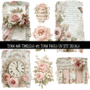 Torn and Timeless Torn Pages UV DTF Decal sheets 5 designs available