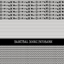 BasketBall Doodle Patchwork Set