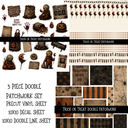 Trick or Treat Doodle Patchwork Set