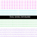 Troll UV DTF Doodle Patchwork Set