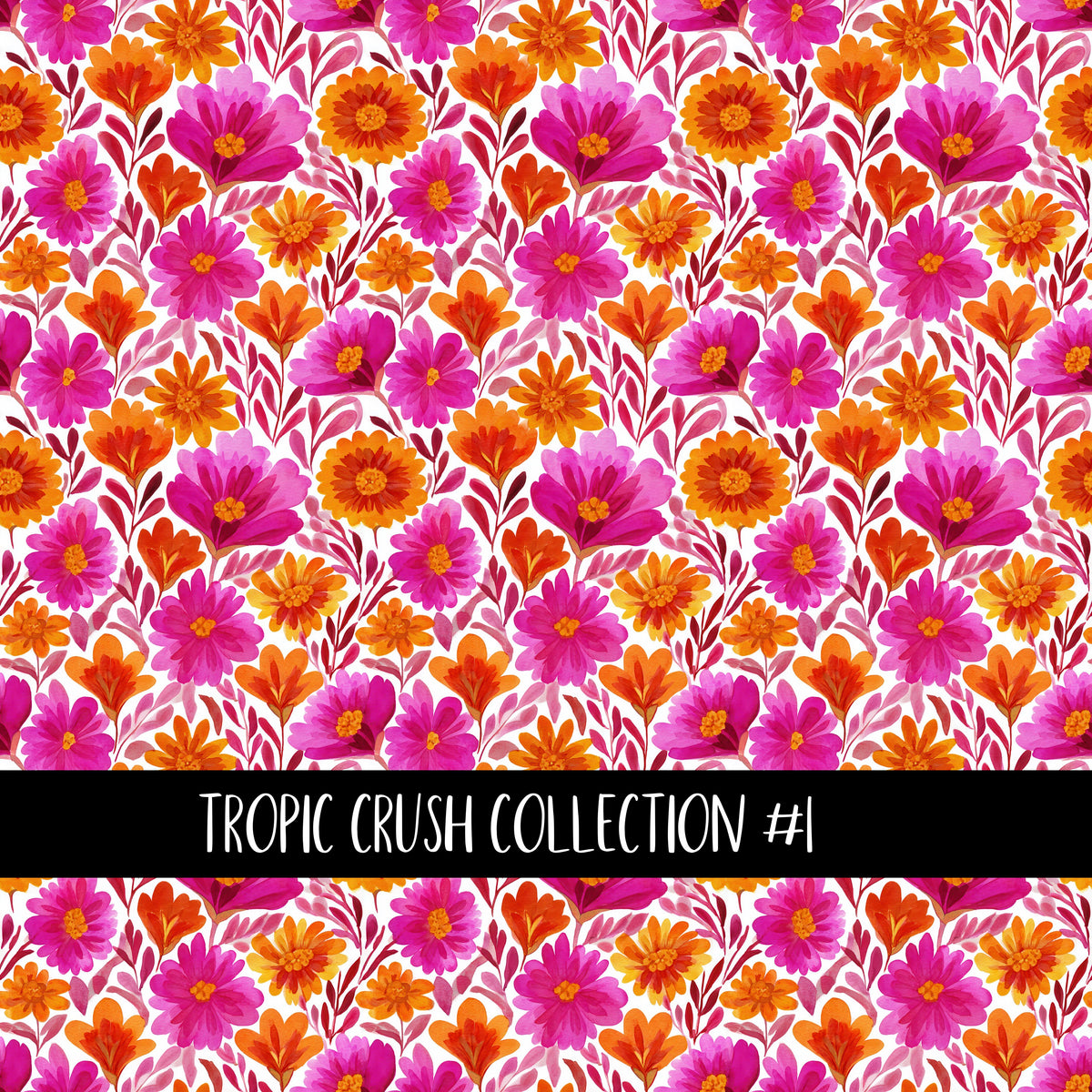 Tropic Crush Collection vinyl sheets 10 Patterns to choose from