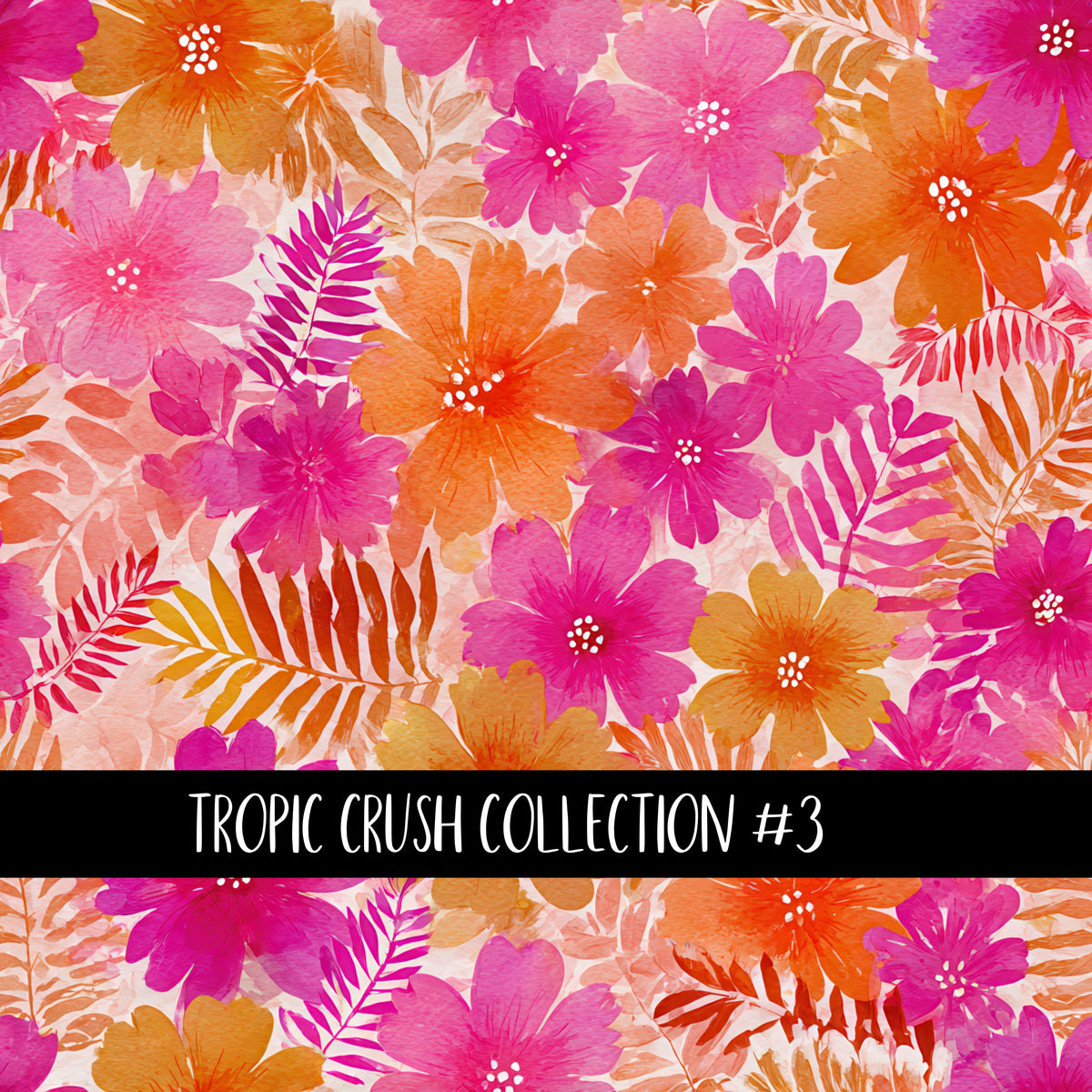 Tropic Crush Collection vinyl sheets 10 Patterns to choose from