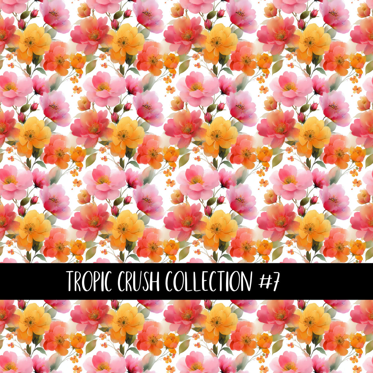 Tropic Crush Collection vinyl sheets 10 Patterns to choose from