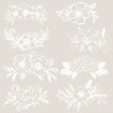 Tropical floral swags UV DTF Decal sheets- 2 color options