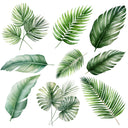 Tropical Leaves #2 UV DTF Decal sheet