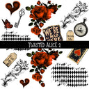 Twisted Alice UV DTF Decal sheets 2 Designs Available