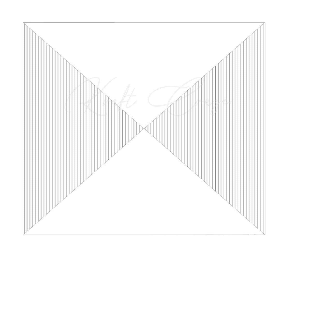 Striped Diamond 20oz Straight Template SVG