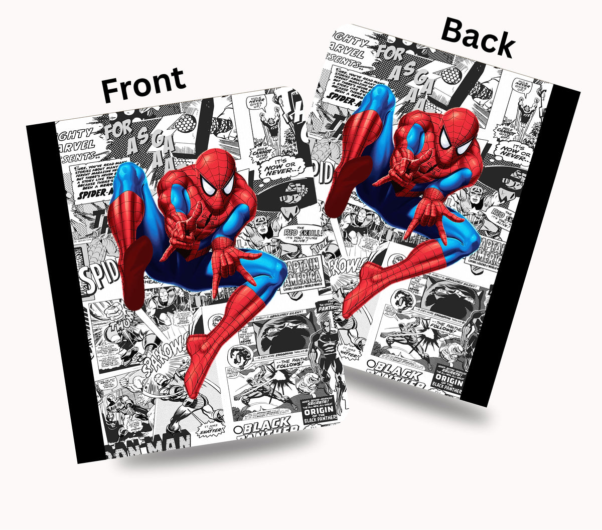 Spidey 2 vinyl composition notebook wrap