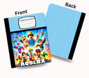 Roblox vinyl composition notebook wrap