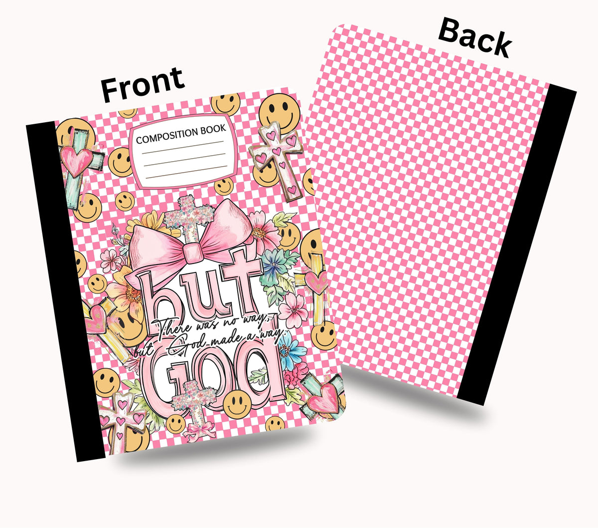 But God vinyl composition notebook wrap