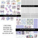 All about Books Doodle Patchwork  Set