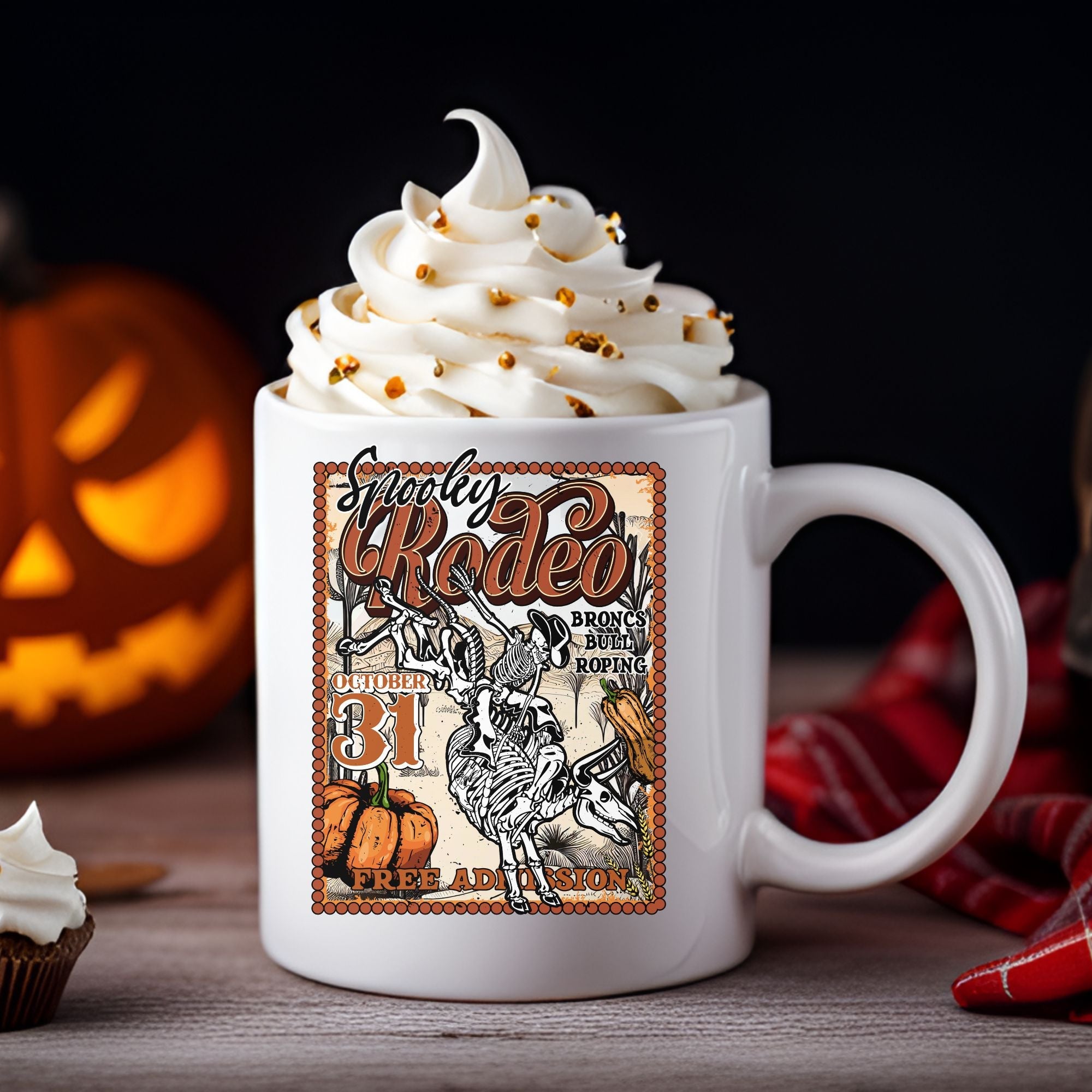 Spooky Rodeo UV DTF Decal – Kraft Craze