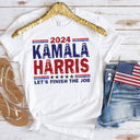 Kamala Let's finish the job DTF Transfers