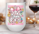 But God Checker UV DTF Decals
