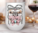 Mama Checker bow UV DTF Decals
