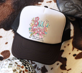 But God with Bow Hat DTF hat transfers