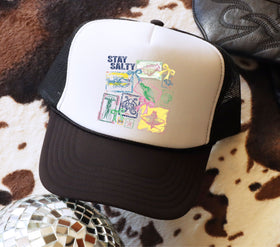 stay salty collage Hat DTF hat transfers