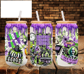 Beetlejuice  UV DTF Libbey wrap