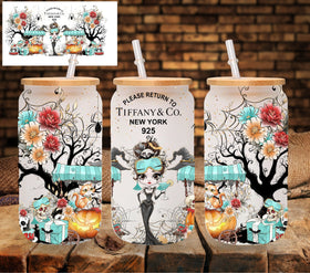Please return to Tiffany- Halloween Tiffany Collection UV DTF Libbey wrap