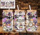 We're all mad here- Halloween Wonderland Collection UV DTF Libbey wrap
