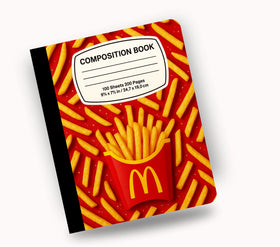 McD vinyl composition notebook wrap