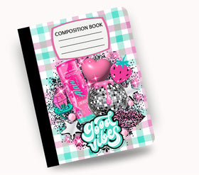 Alani vinyl composition notebook wrap