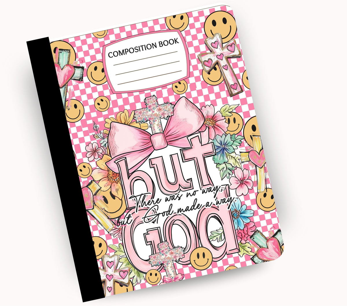 But God vinyl composition notebook wrap
