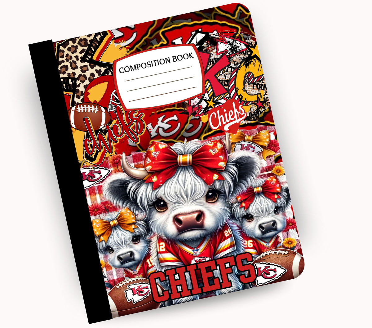 KC vinyl composition notebook wrap
