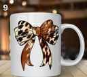 Western Texture Coquette Bow Collection UV DTF Decals- 12 Designs