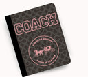 Coach 1 vinyl composition notebook wrap