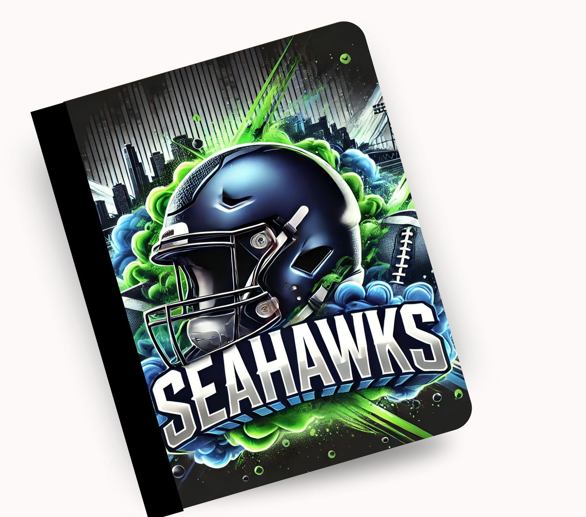 Seahawks vinyl composition notebook wrap