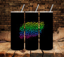 Rainbow  Leopard Patch  UV DTF Decals