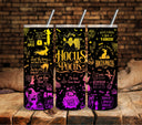 Hocus Pocus Neon UV DTF  tumbler wraps