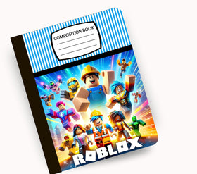 Roblox vinyl composition notebook wrap